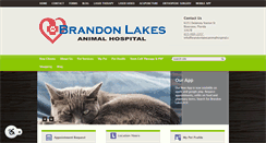 Desktop Screenshot of brandonlakesanimalhospital.com